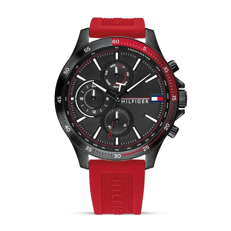 Tommy Hilfiger Bank Chronograph Black Dial Men’s Watch | 1791722